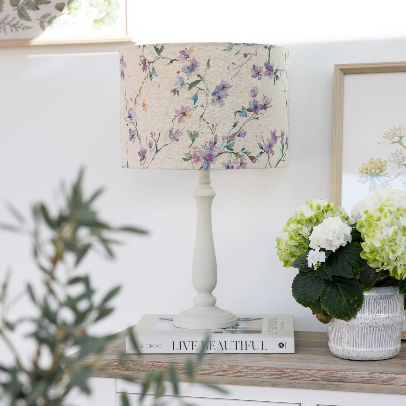 Fiore Heather Drum Lampshade