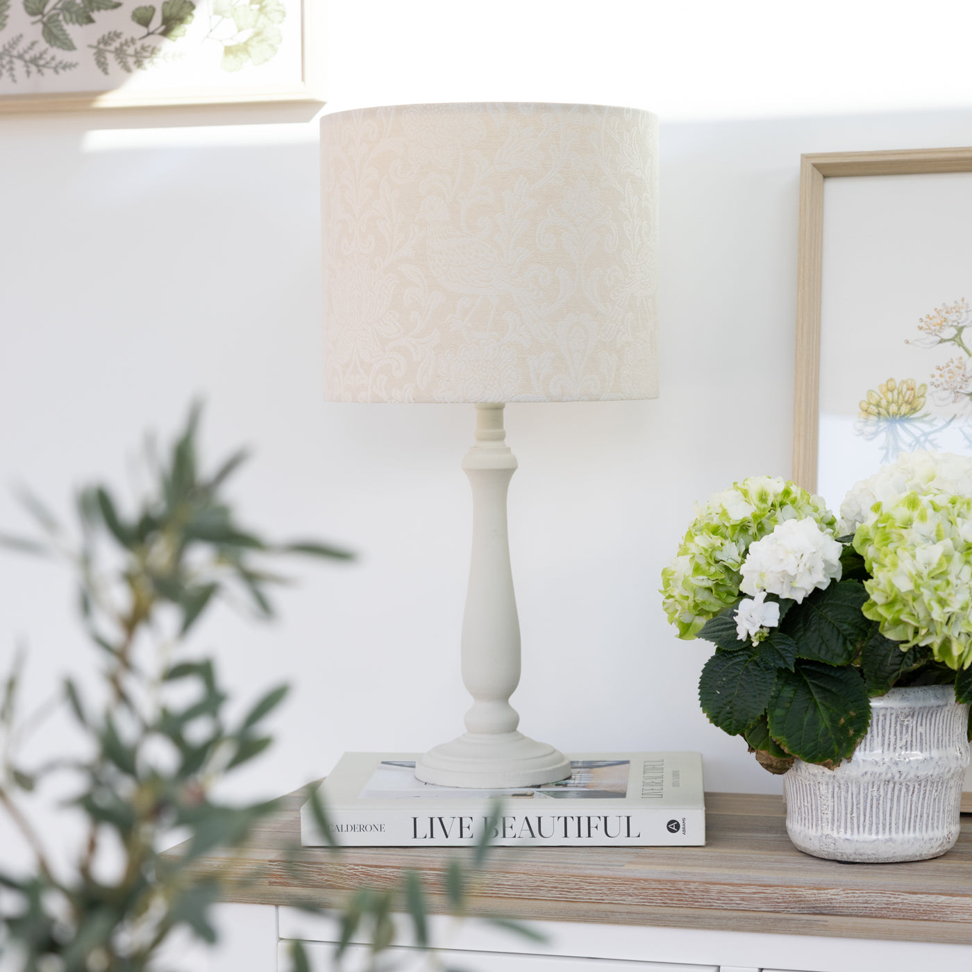 Auvergne Natural Drum Lampshade