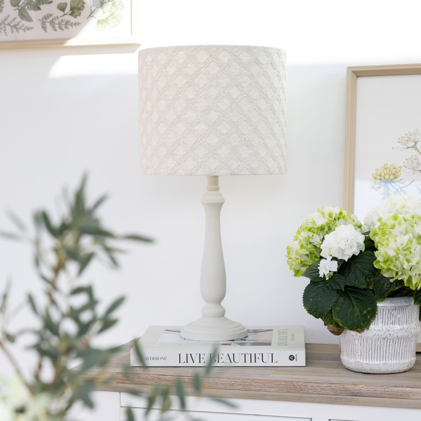Newchurch Natural Drum Lampshade