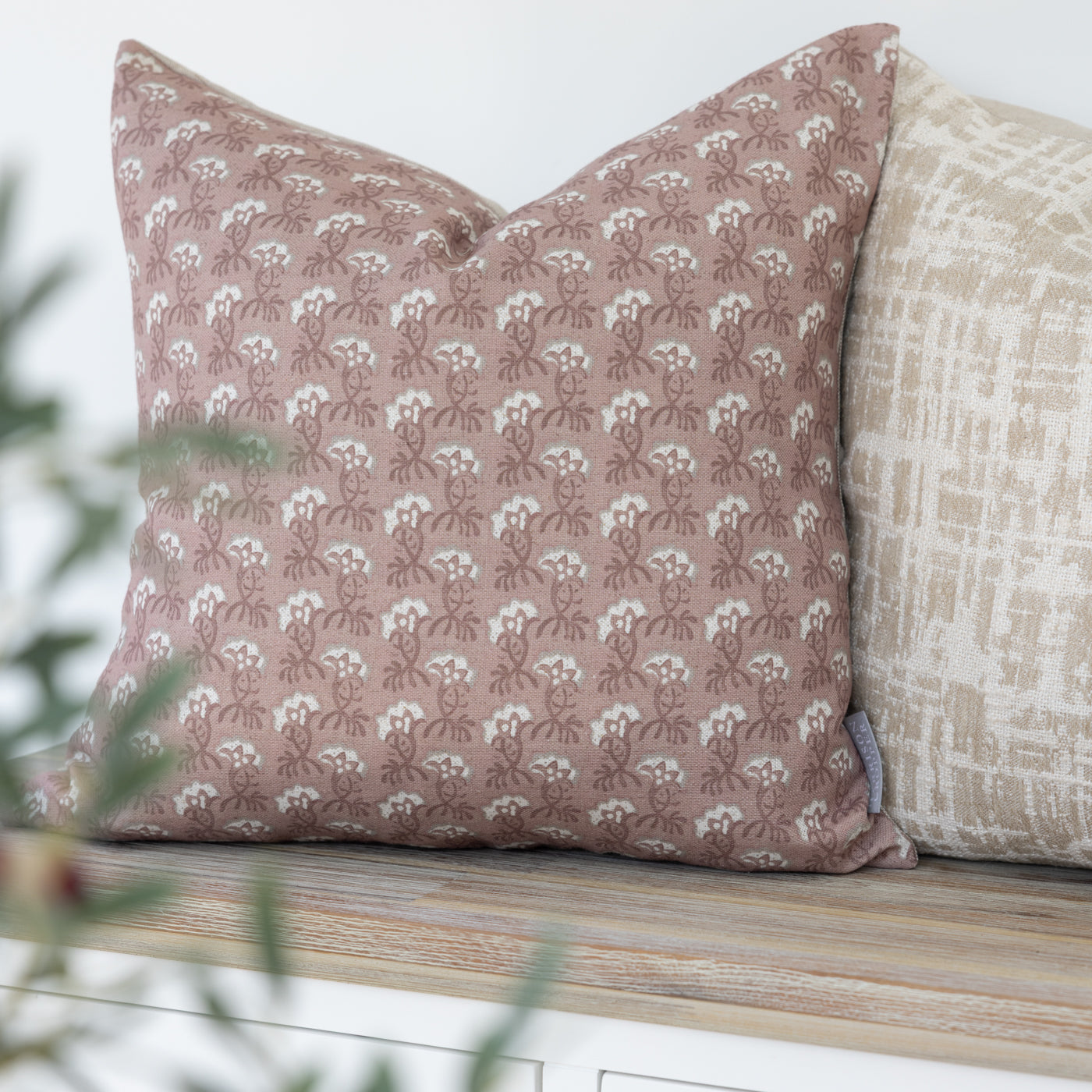 Tetbury Dusky Pink Cushion