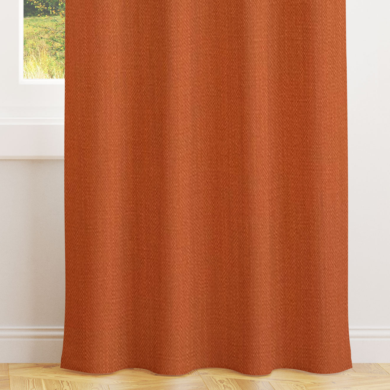 Savanna Burnt Orange Curtains