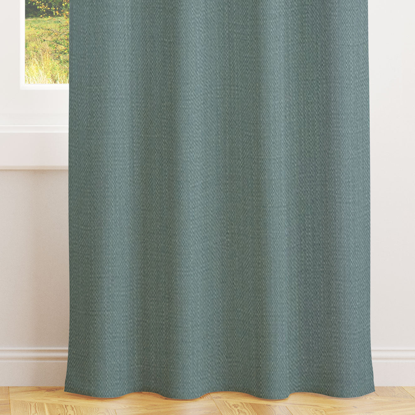 Savanna Cloud Blue Curtains
