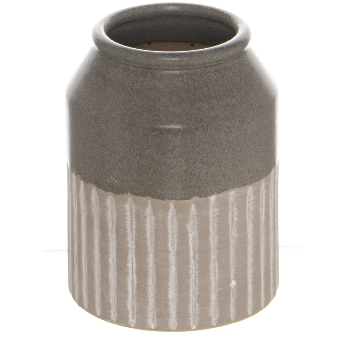 Mason Collection Grey Ceramic Olpe Vase - Small