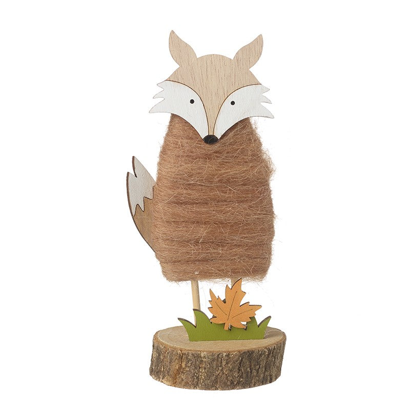 Standing Wooden Fox