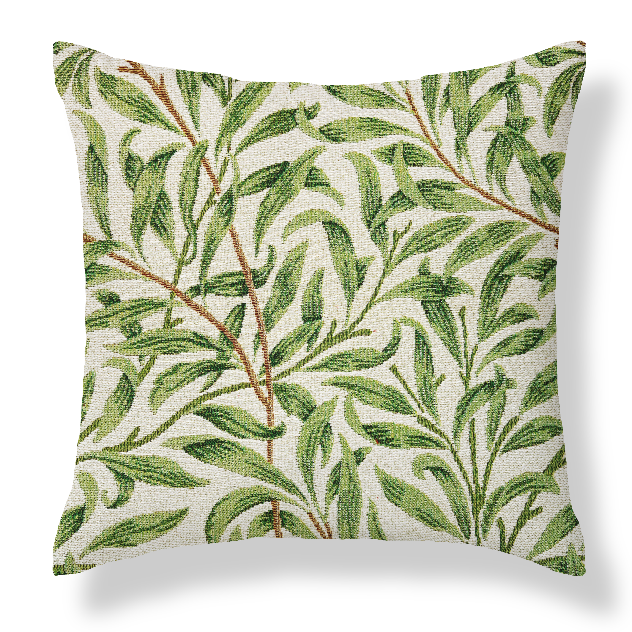 William Morris Willow Bough Tapestry Sage Cushion