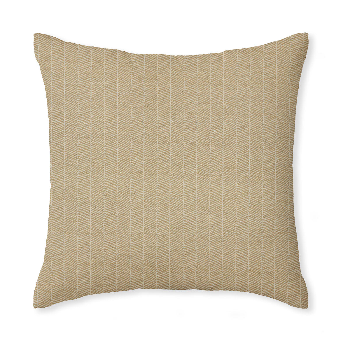 Varella Sand Printed Herringbone Square Cushion