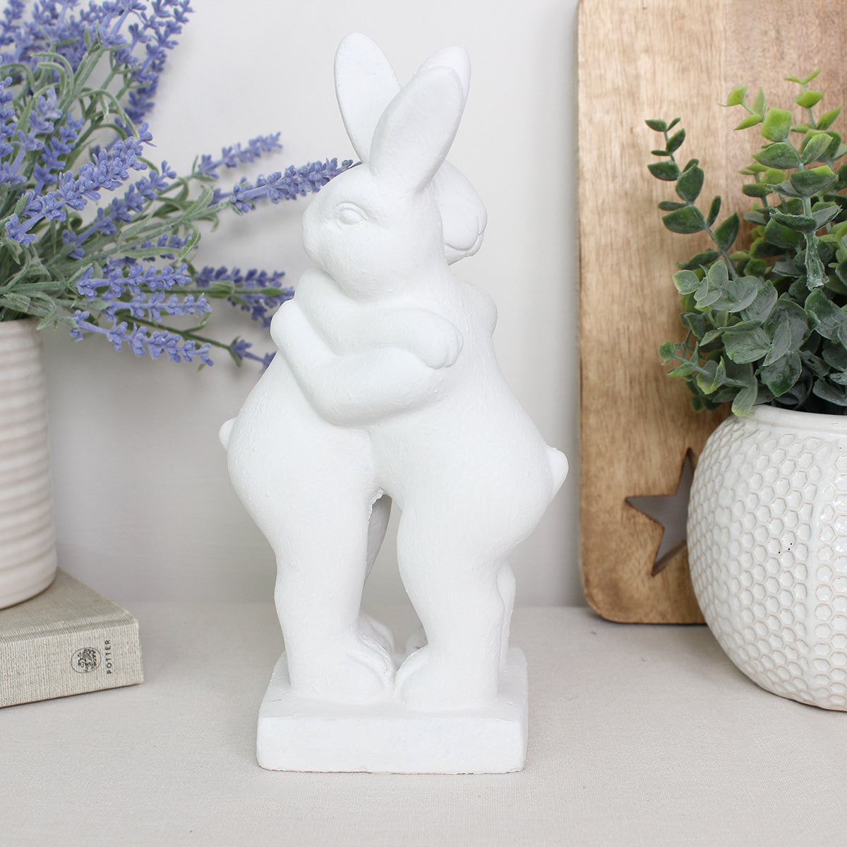 White Bunny Rabbit Couple