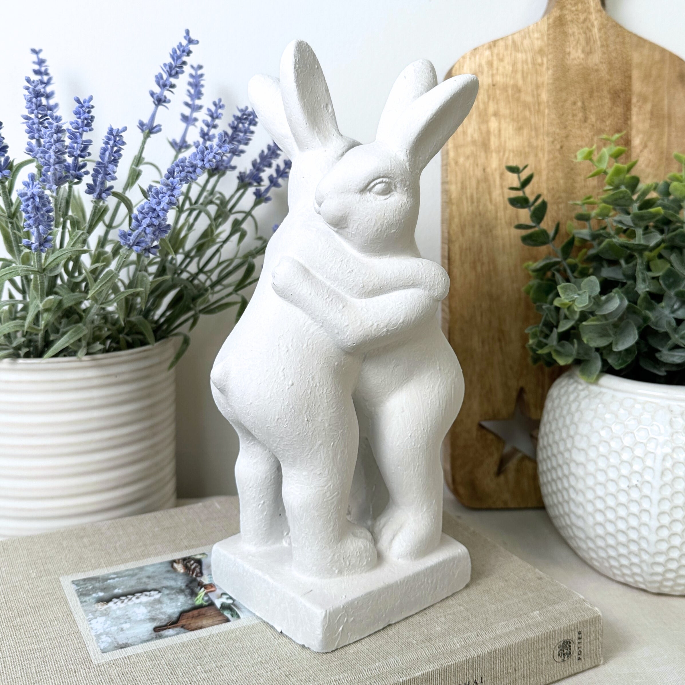 White Bunny Rabbit Couple