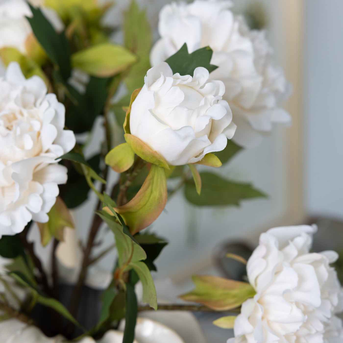 White Fashion Peony Stem