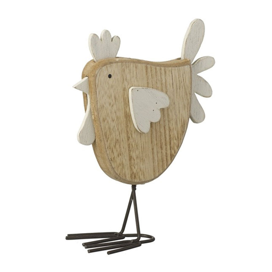 Wooden Hen Decoration