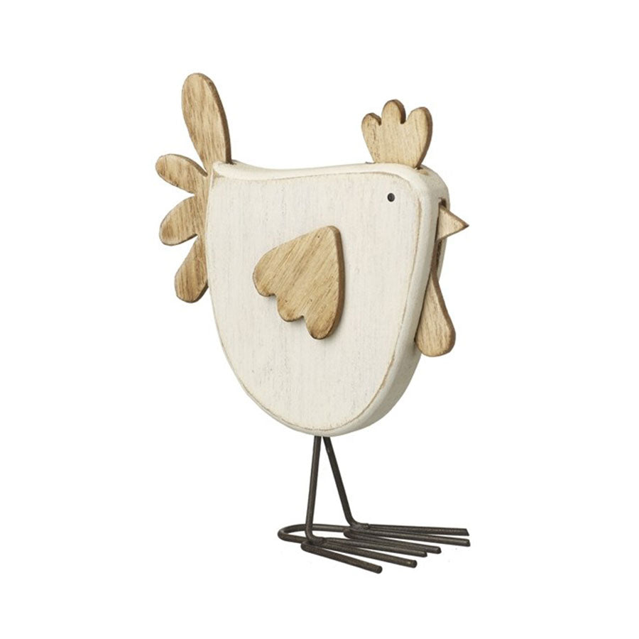 Wooden Hen Decoration
