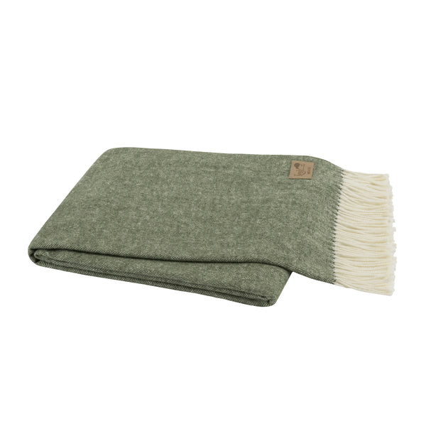 Hunter Italian Herringbone Throw