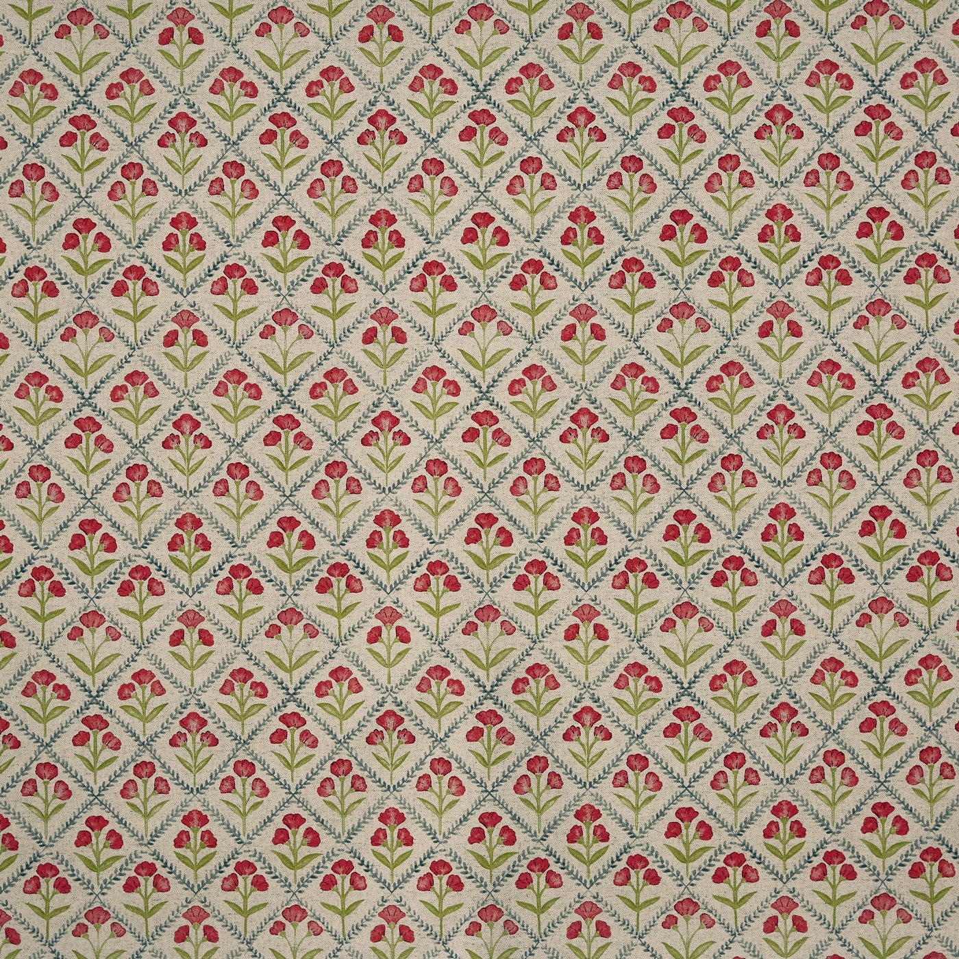 Chatsworth Poppy Roman Blind