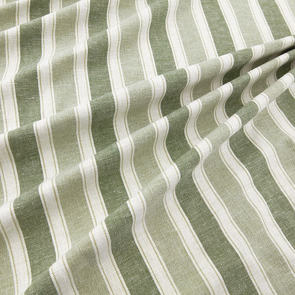 Augustine Sage Green Stripe Square Cushion
