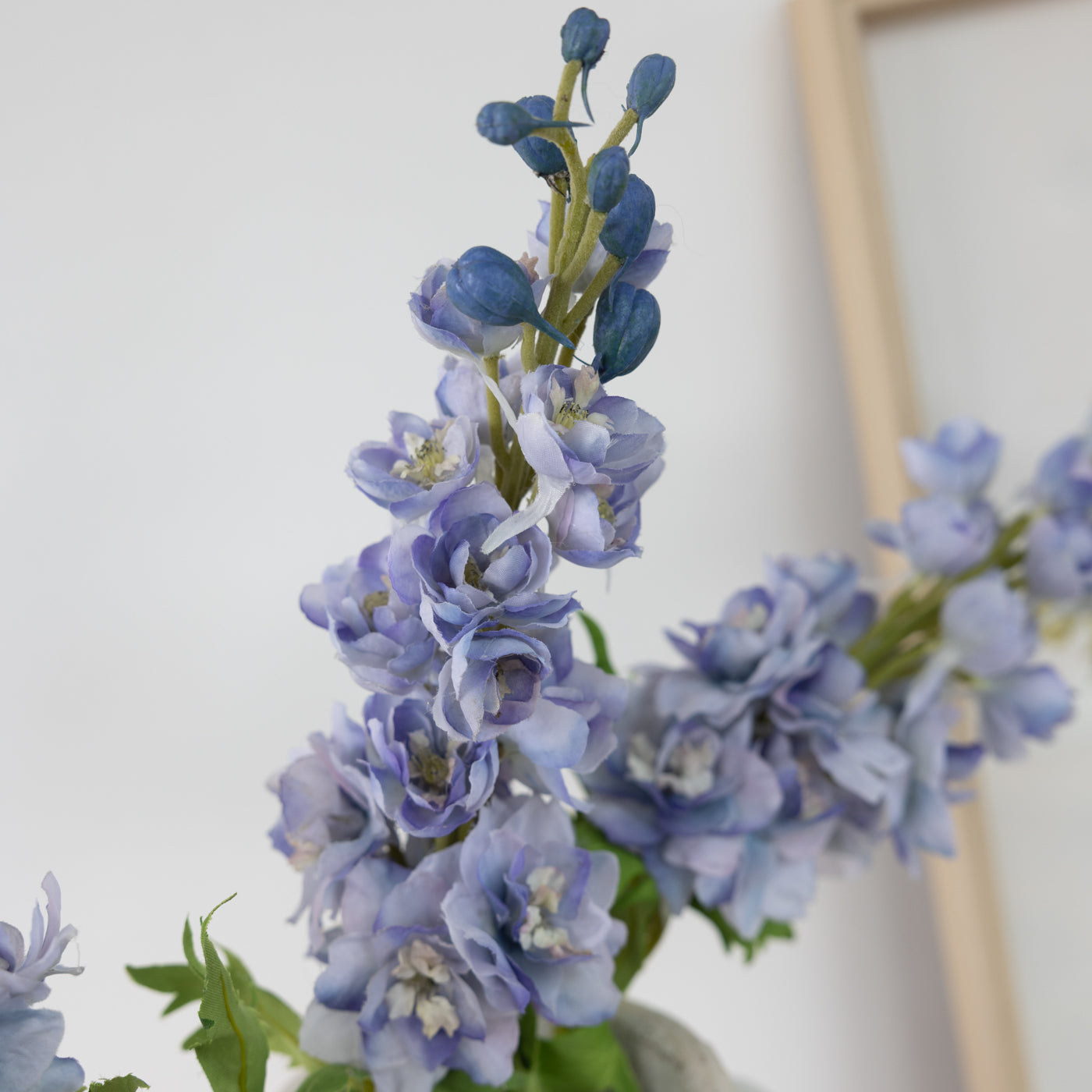 Faux Blue Delphinium Stem