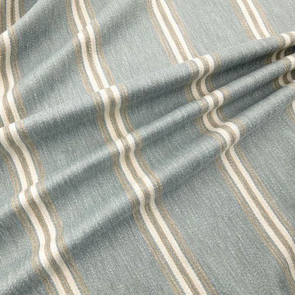 Hampton Seafoam Stripe Square Cushion
