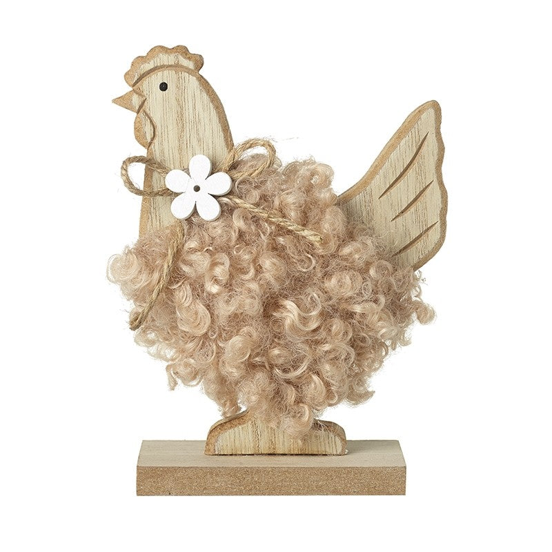 Small Fluffy Chicken Ornament