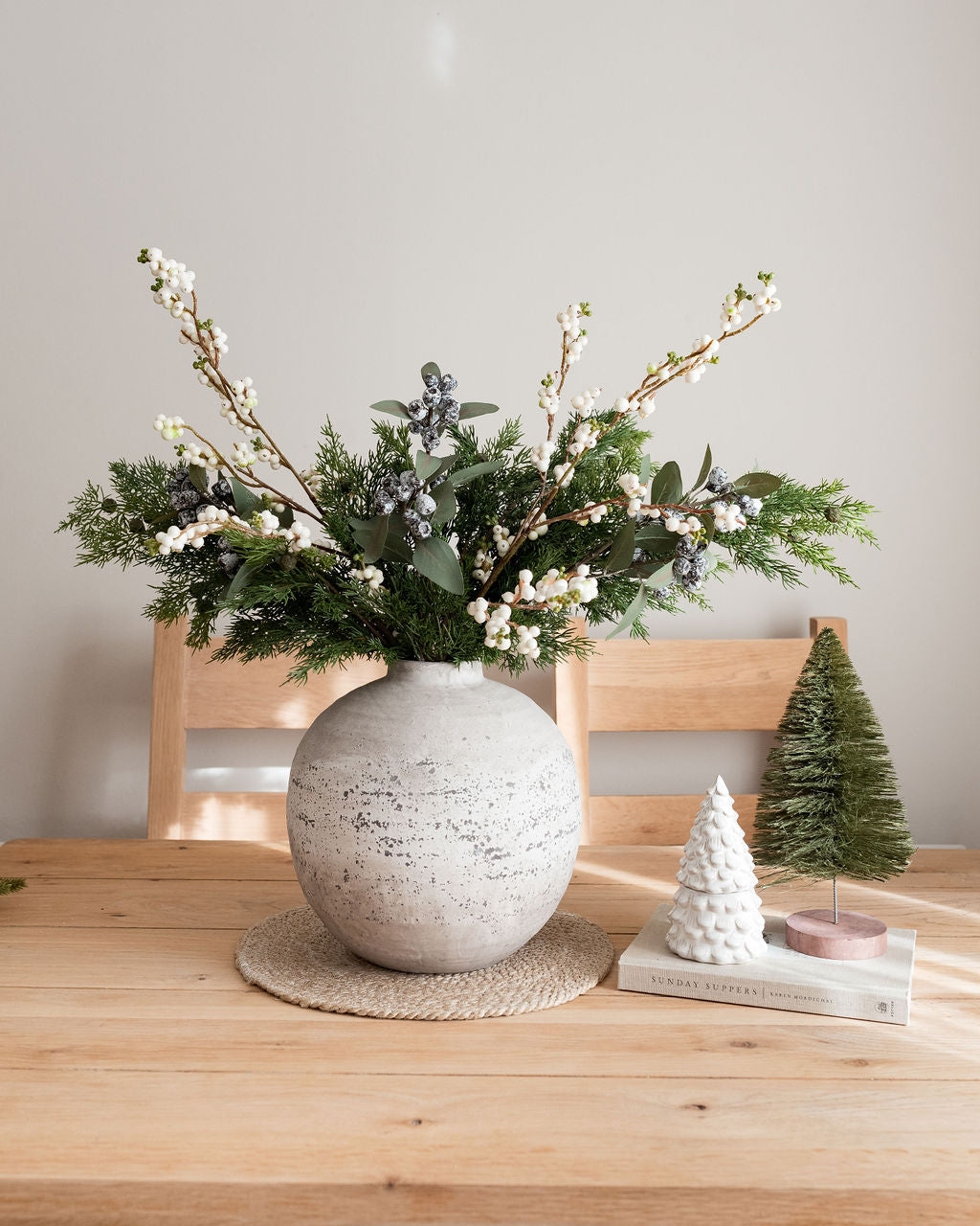 Tiber Stone Ceramic Vase
