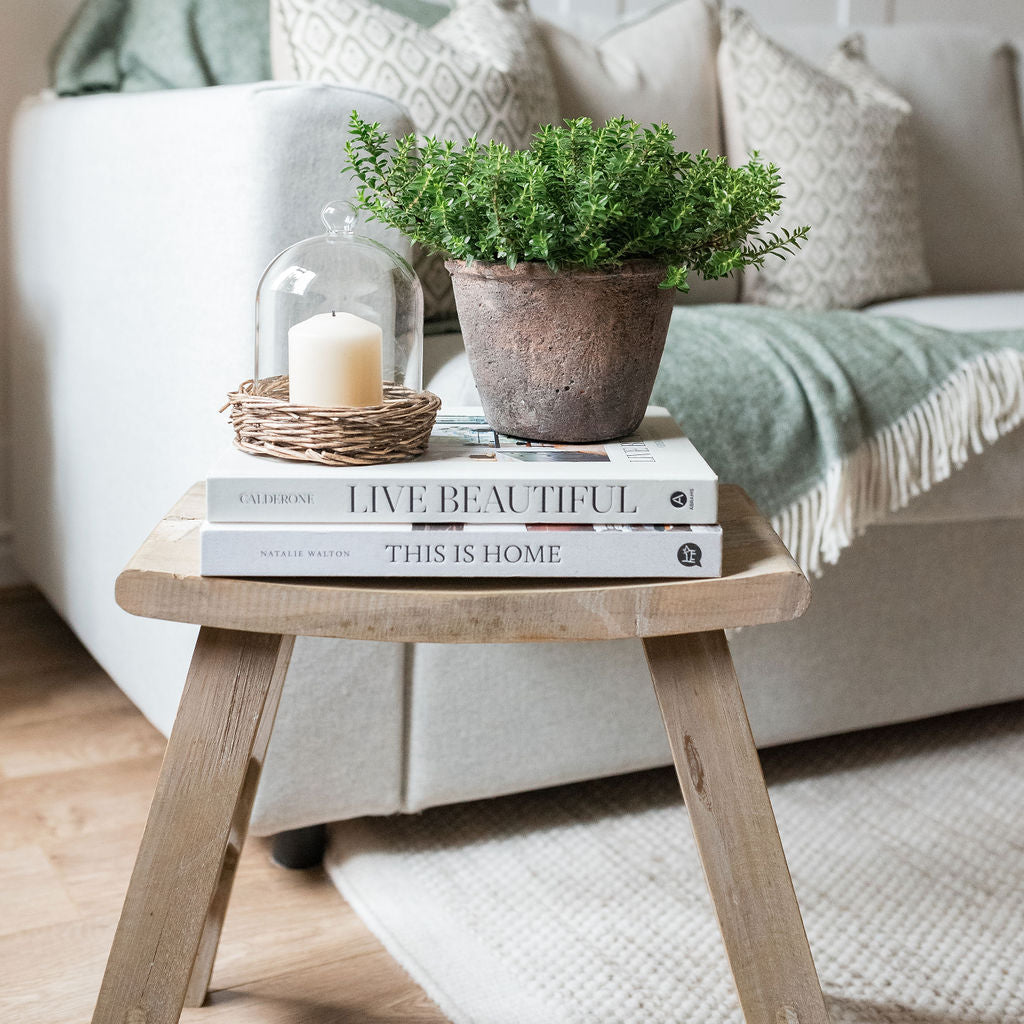 Low Wooden Stool