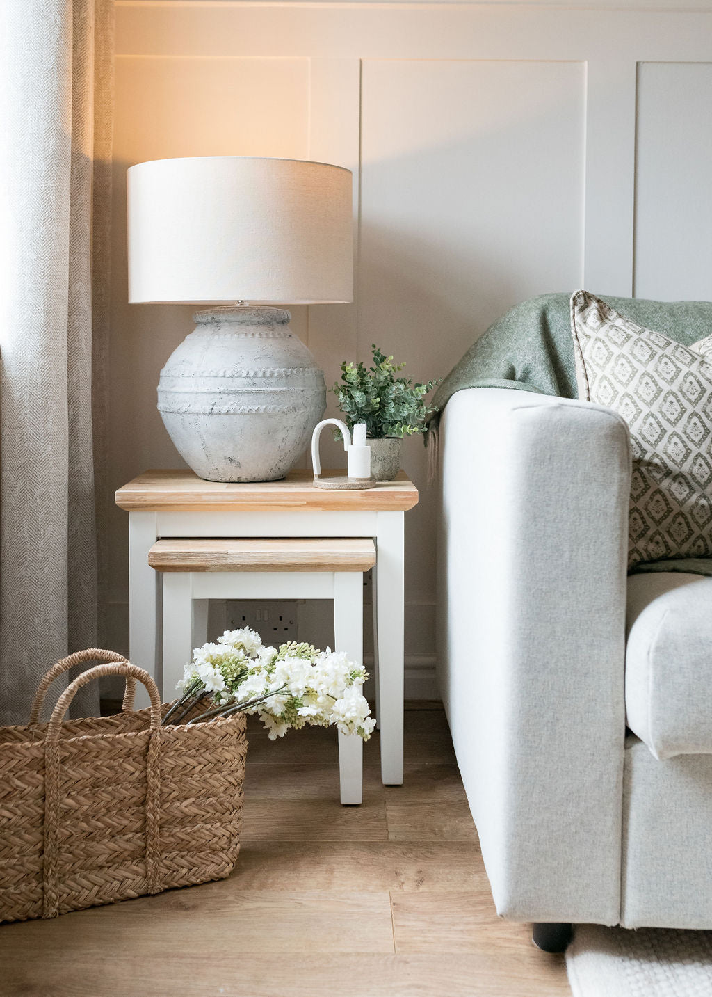 Aria Stone Textured Table Lamp