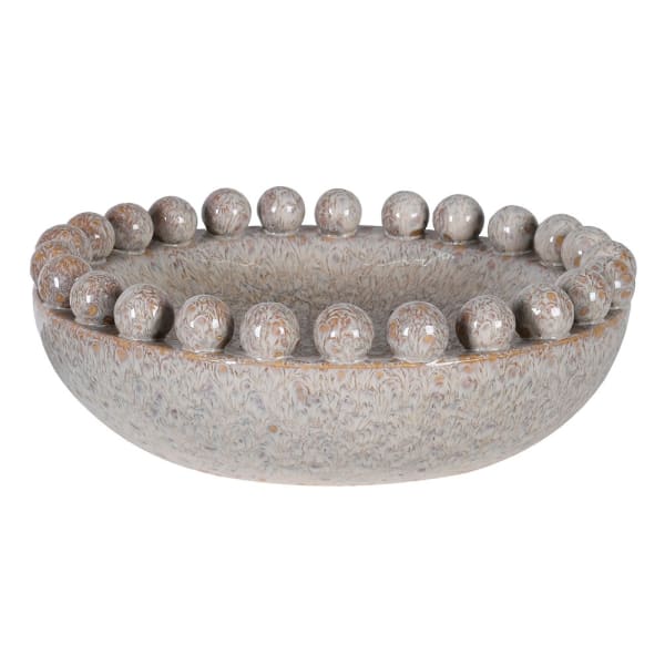 Large Speckled Glaze Bobble Bowl