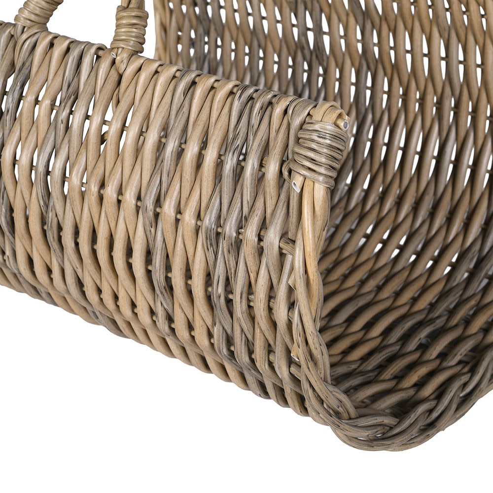 Rattan Log Basket