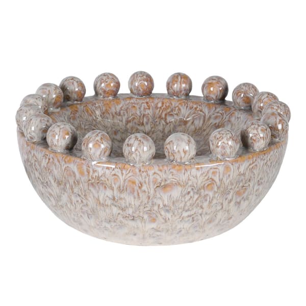 Speckled Glaze Bobble Bowl