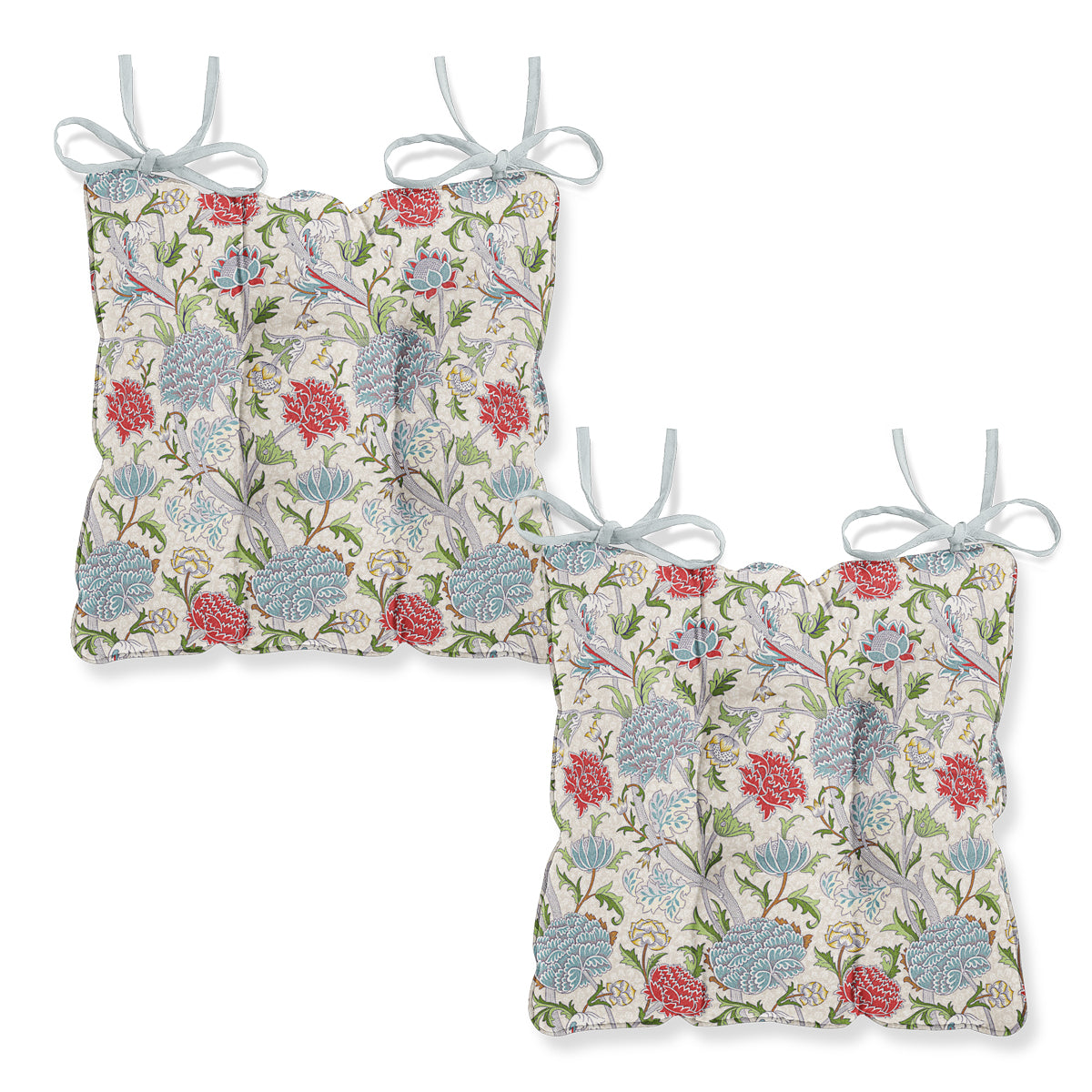 William Morris The Cray Paradise Blue Chair Seat Pad