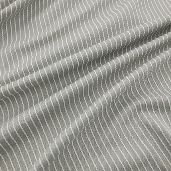 Venice Seafoam Textured Stripe Square Cushion