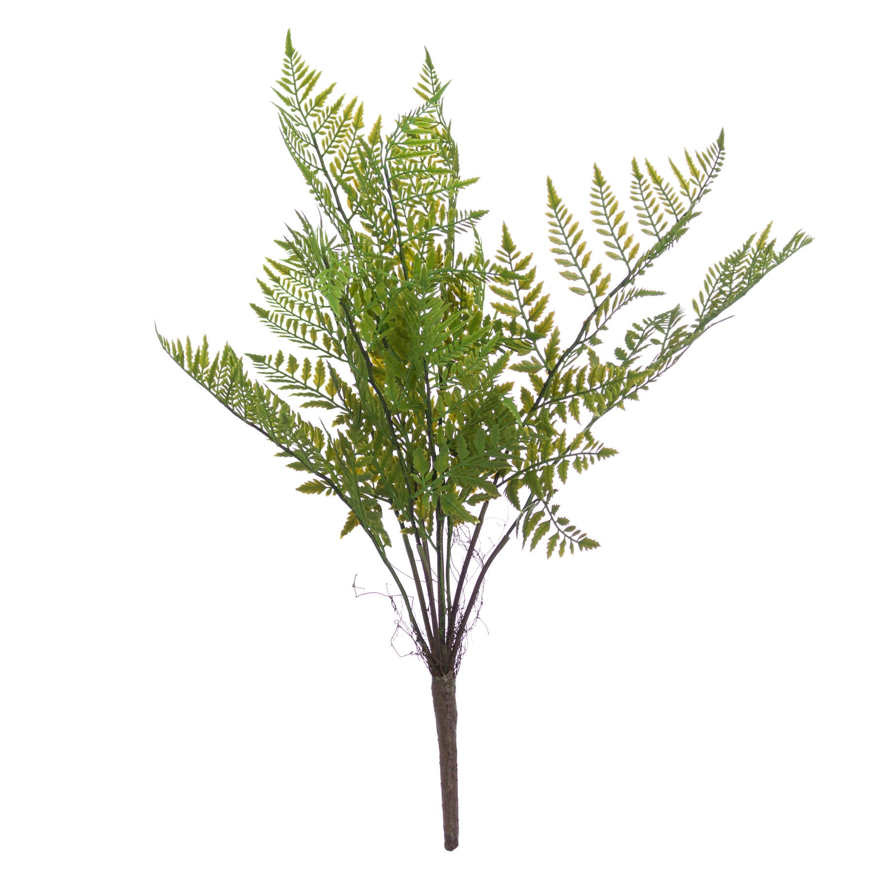 Faux Green Fern Bunch
