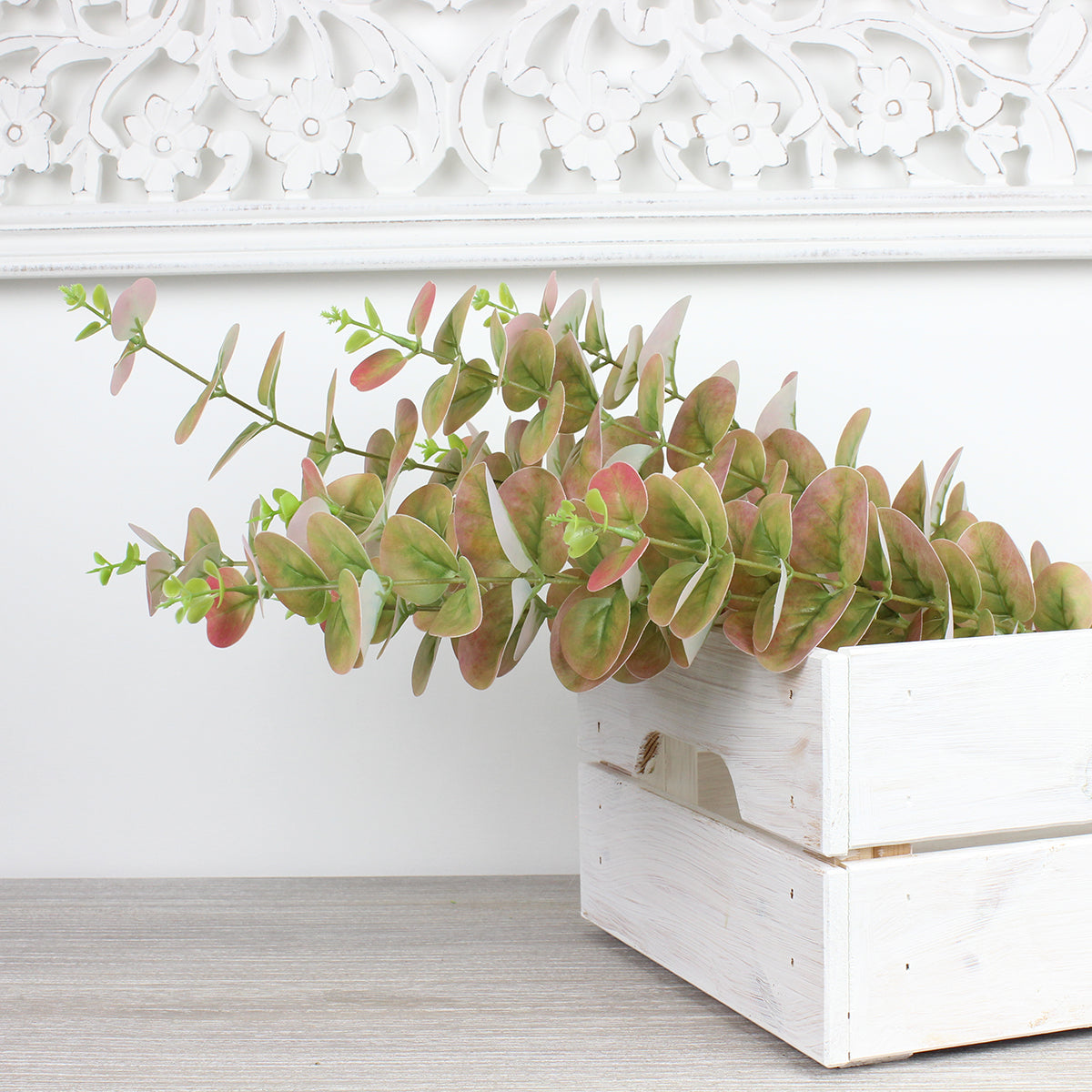 Green and Pink Eucalyptus Spray
