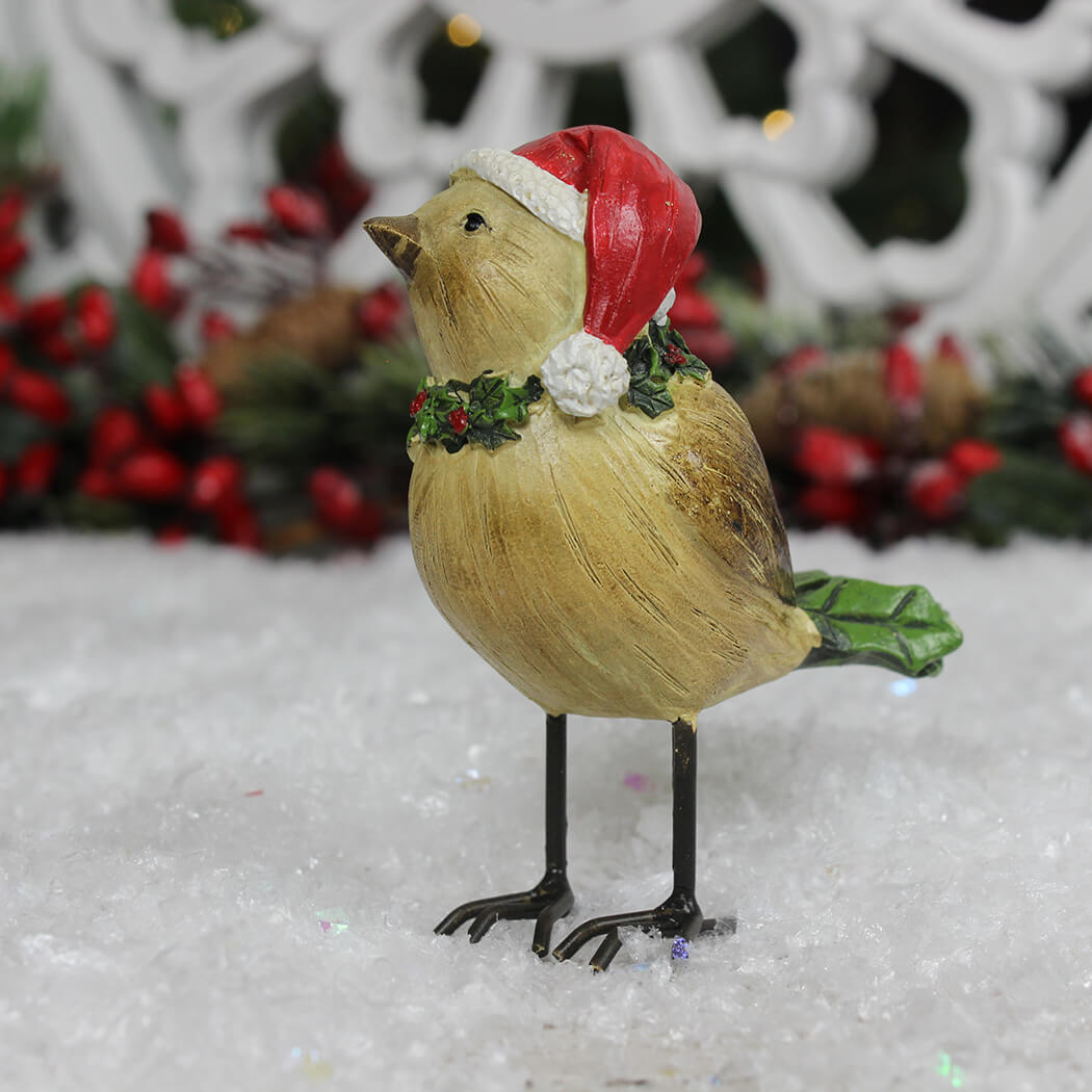 Christmas Birds In Hats