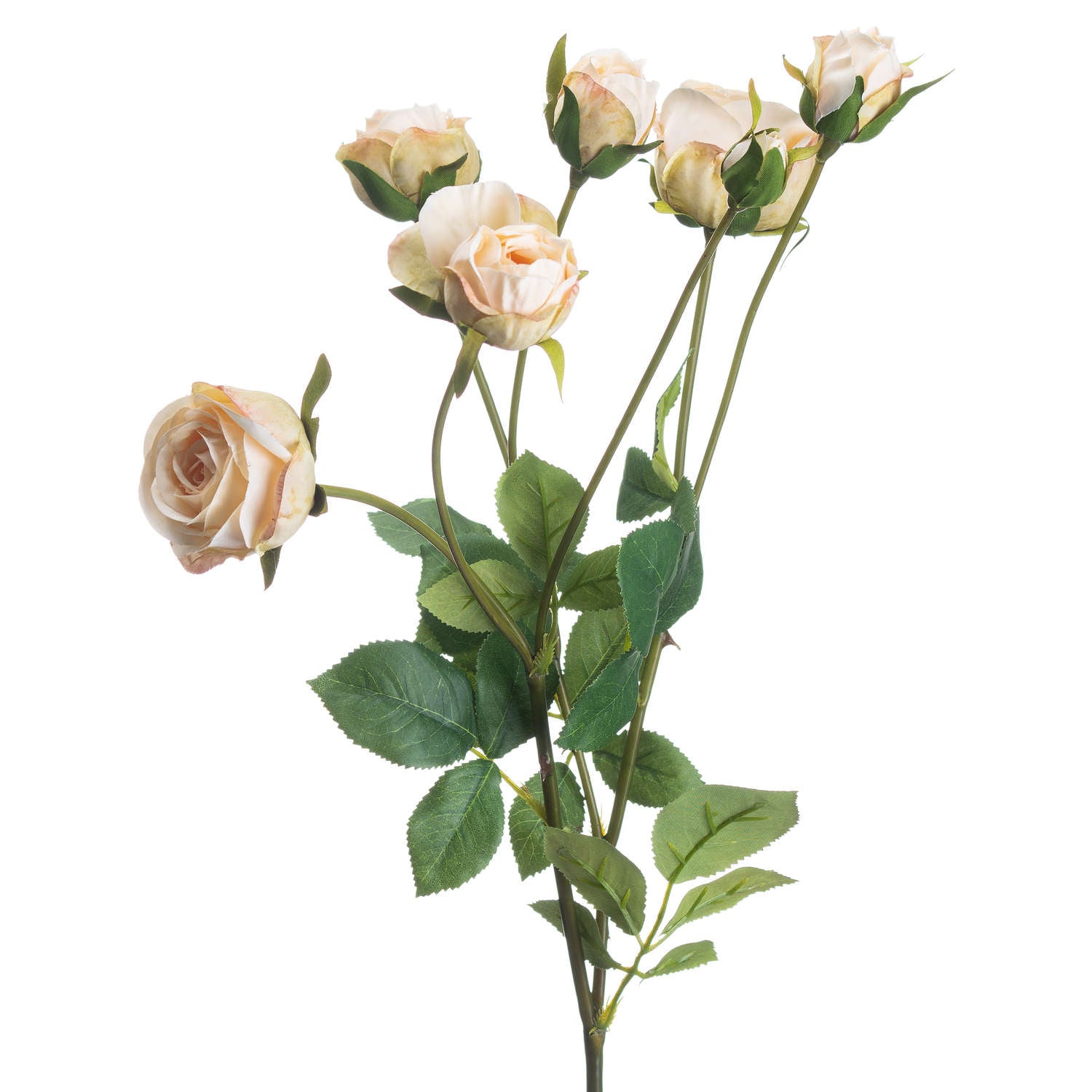 Medium Peach Rose Flower Spray