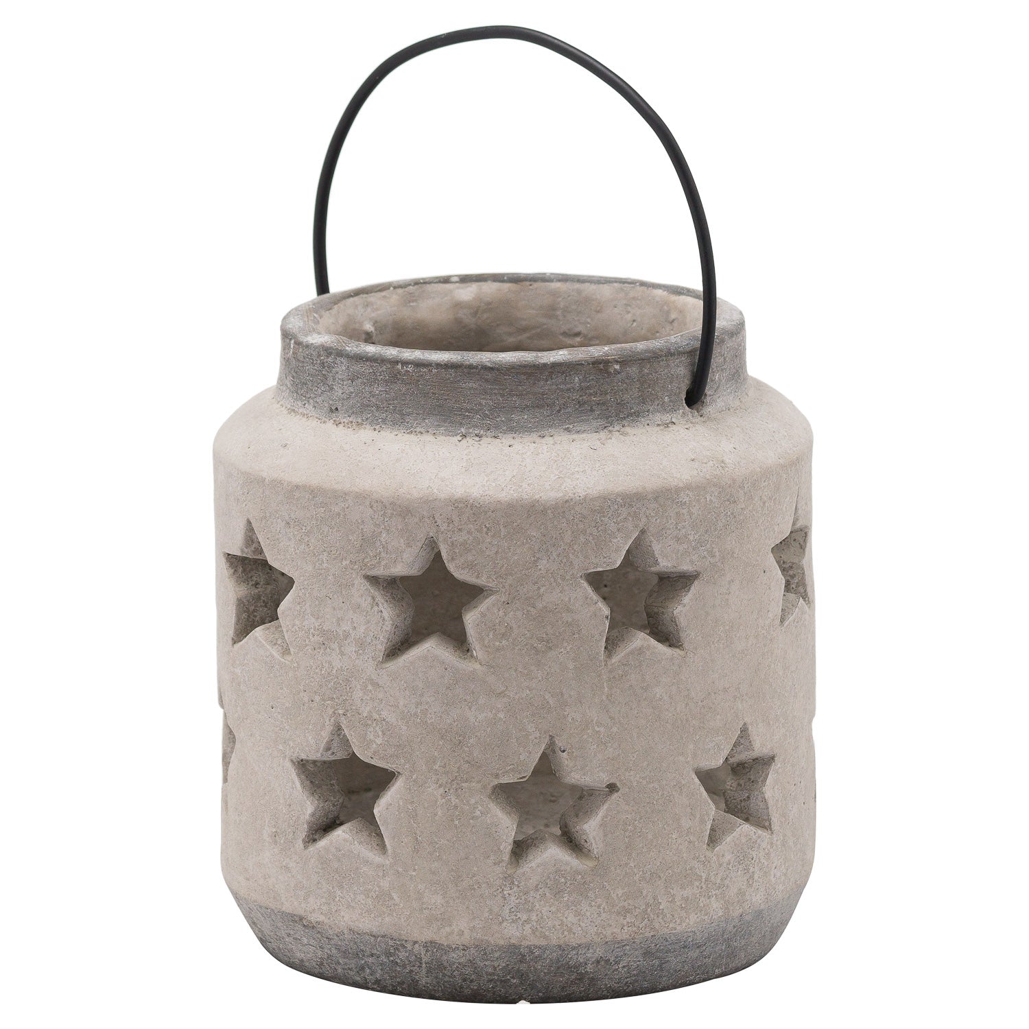 Bloomville Stone Star Lantern - Medium