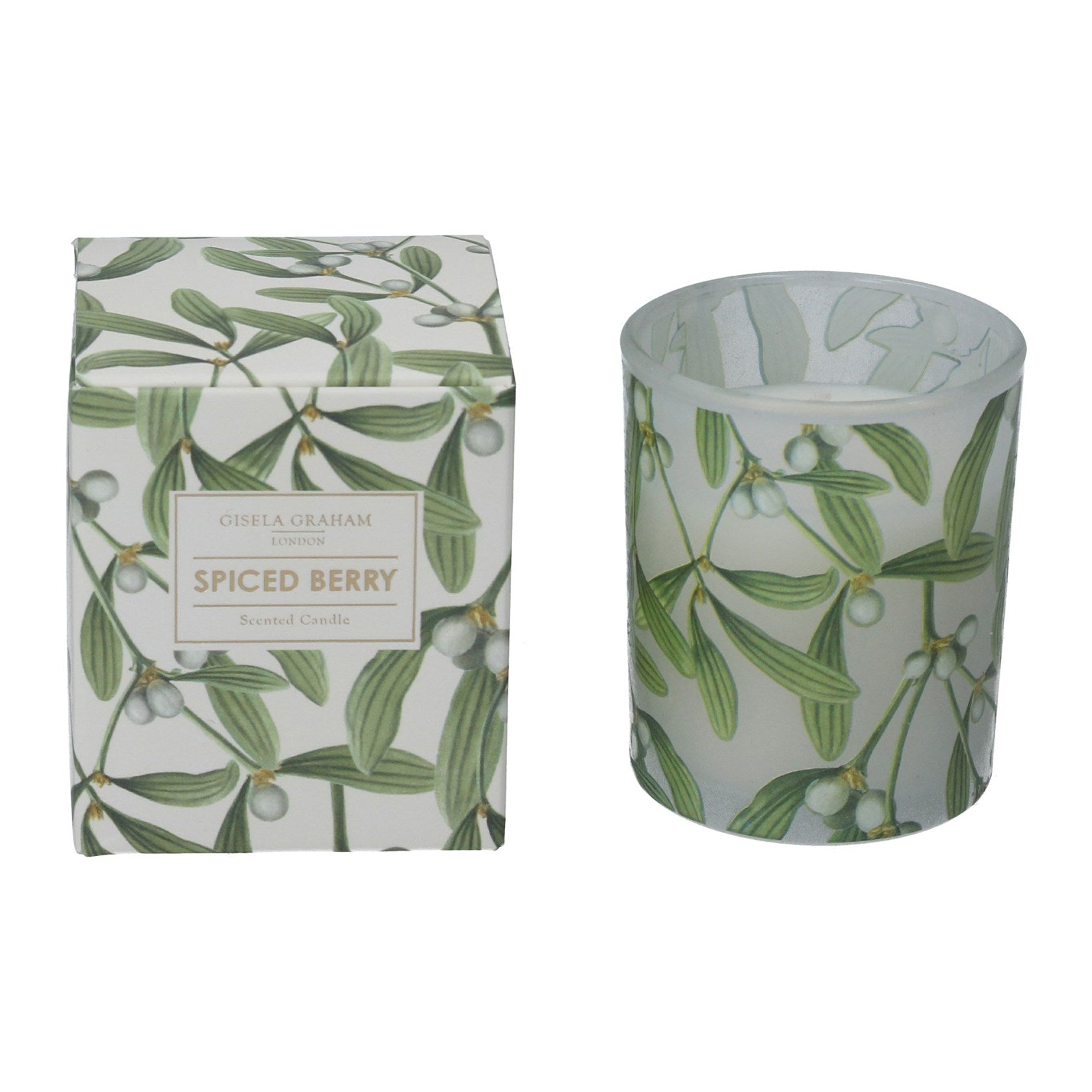 Spiced Berry Scented Box Candle - Small