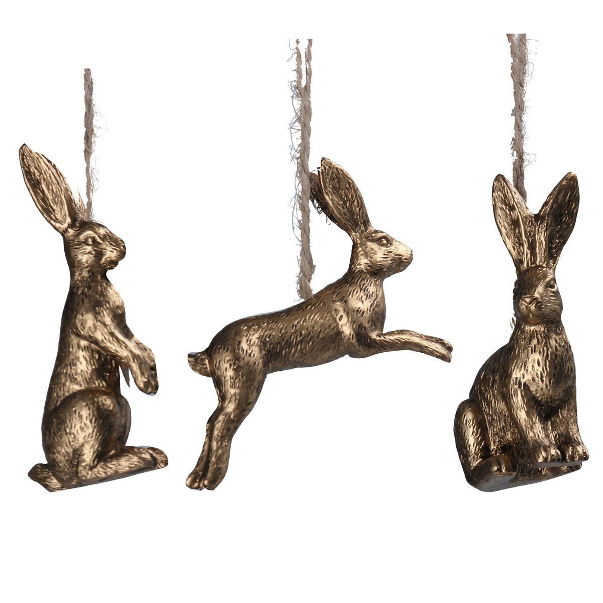 Antique Gold Hare Hanger