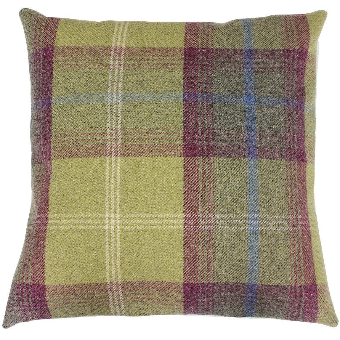 Balmoral Pistachio Checked Cushion