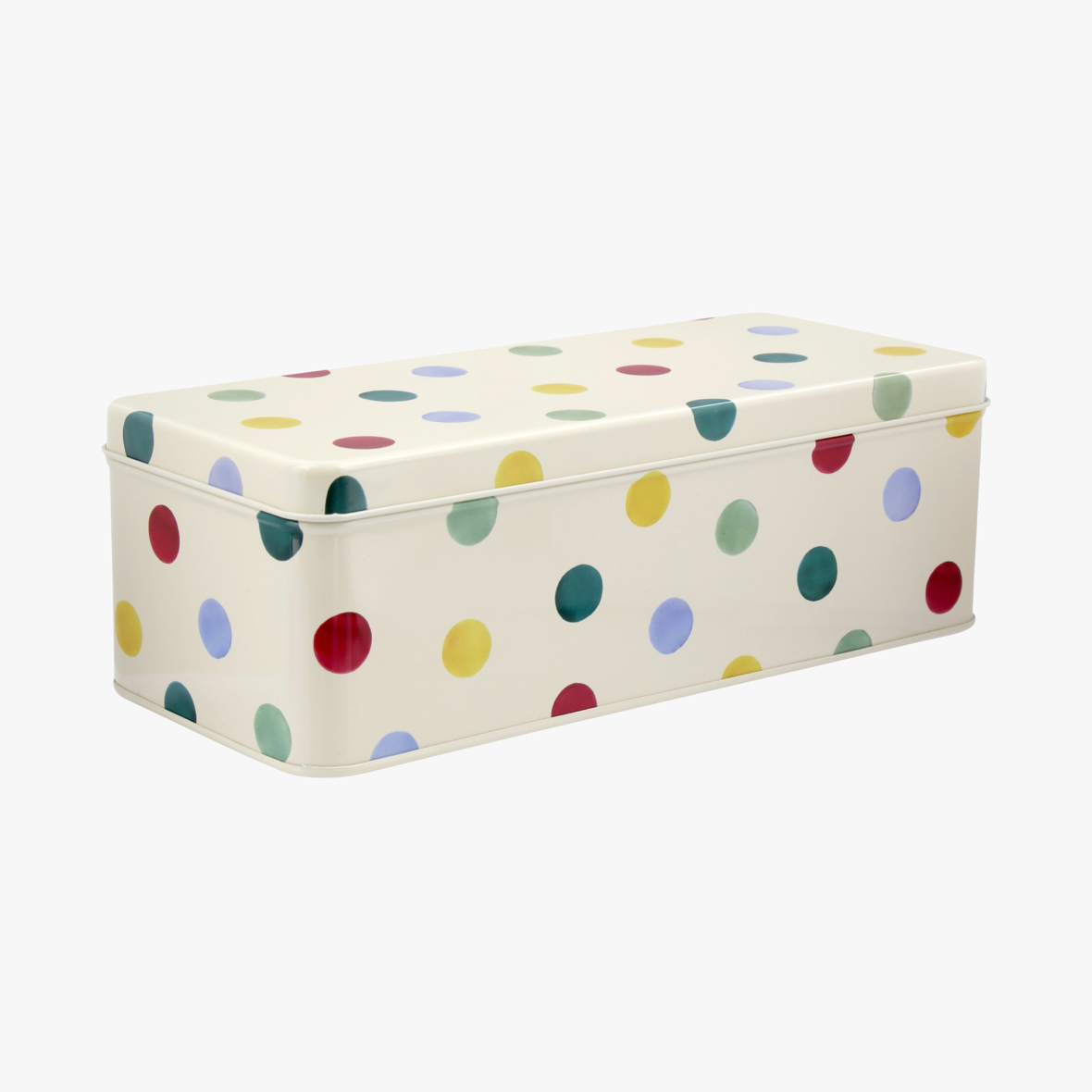 Emma Bridgewater Polka Dot Long Deep Rectangular Tin