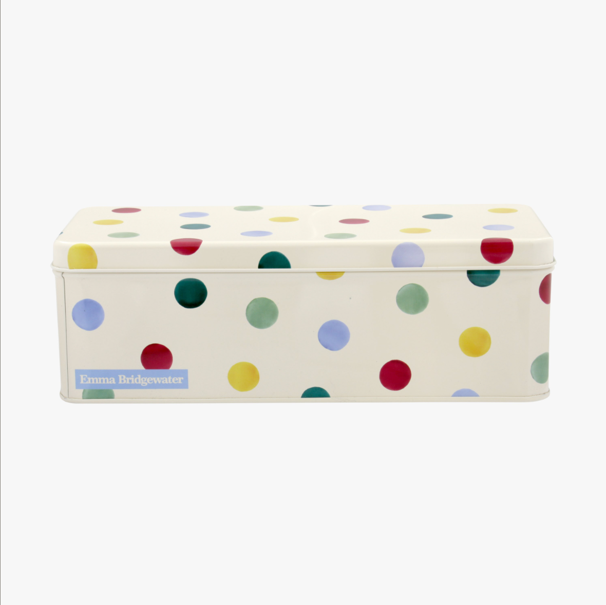 Emma Bridgewater Polka Dot Long Deep Rectangular Tin