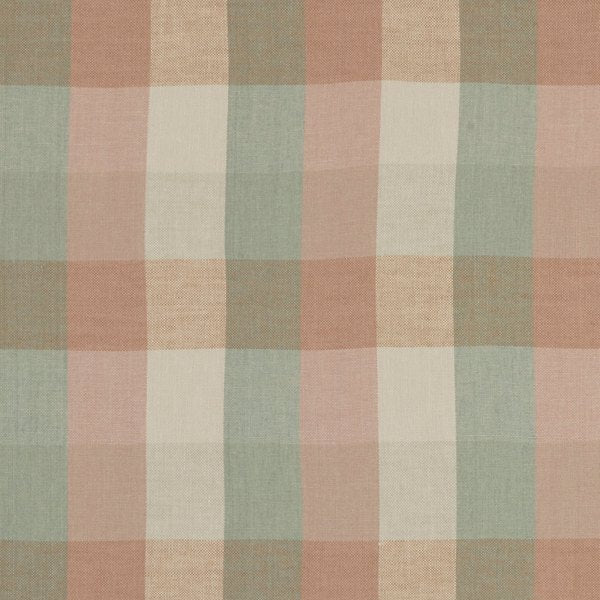Austin Check Mineral/Blush Curtains