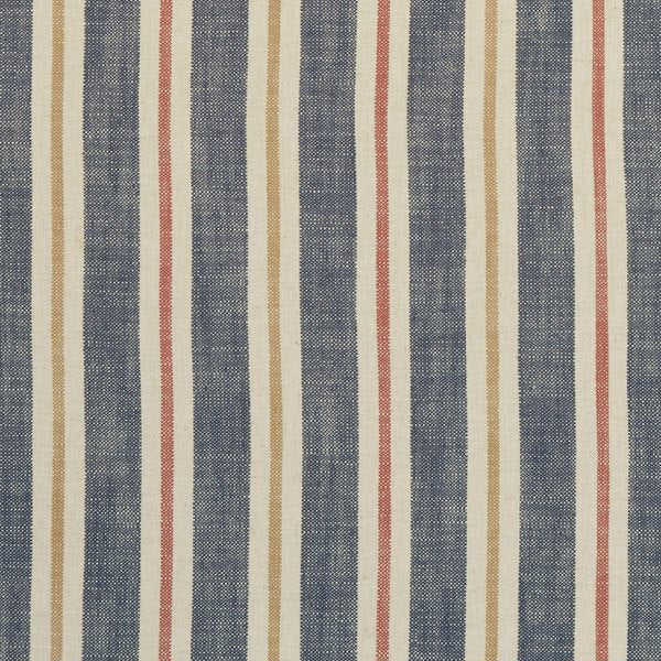 Sackville Stripe Midnight/Spice Roman Blind