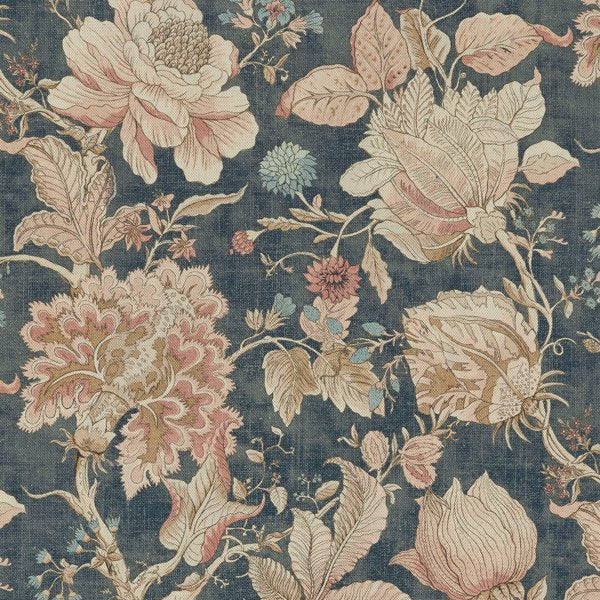 Sissinghurst Midnight/Spice Curtains