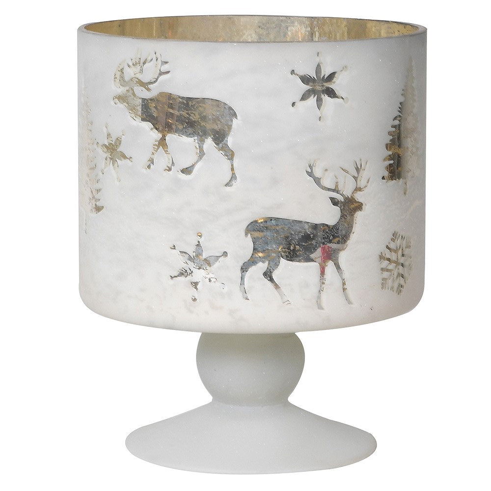 Reindeer Snowflake Candleholder