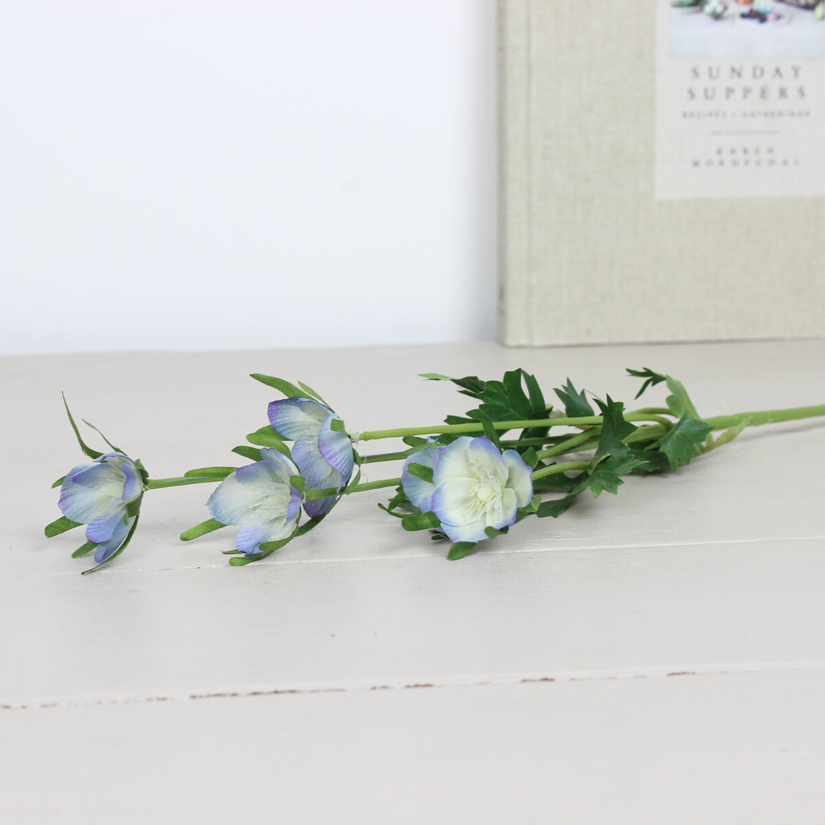 Blue Wildflower Stem