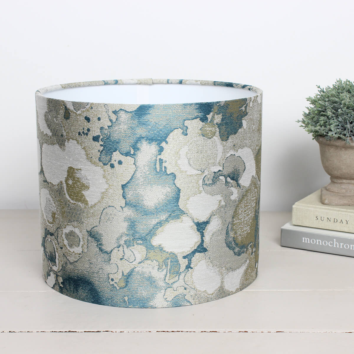 Laverne Duck Egg Drum Lampshade