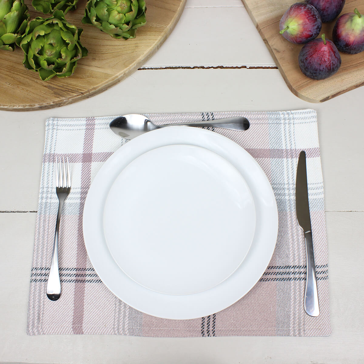 Balmoral Blush Fabric Placemat