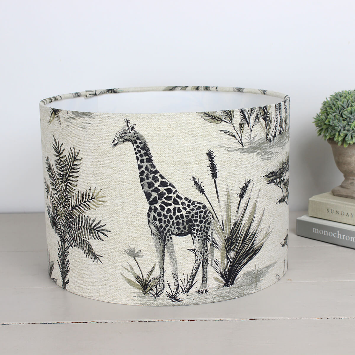 Safari Natural Drum Lampshade