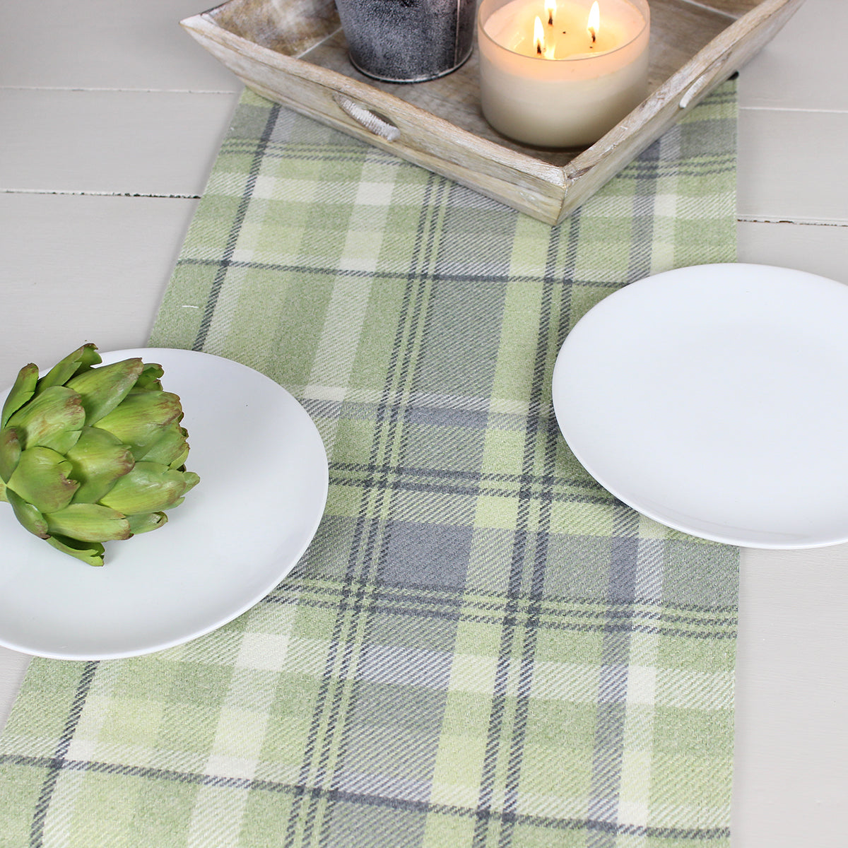 Elgin Sage Table Runner