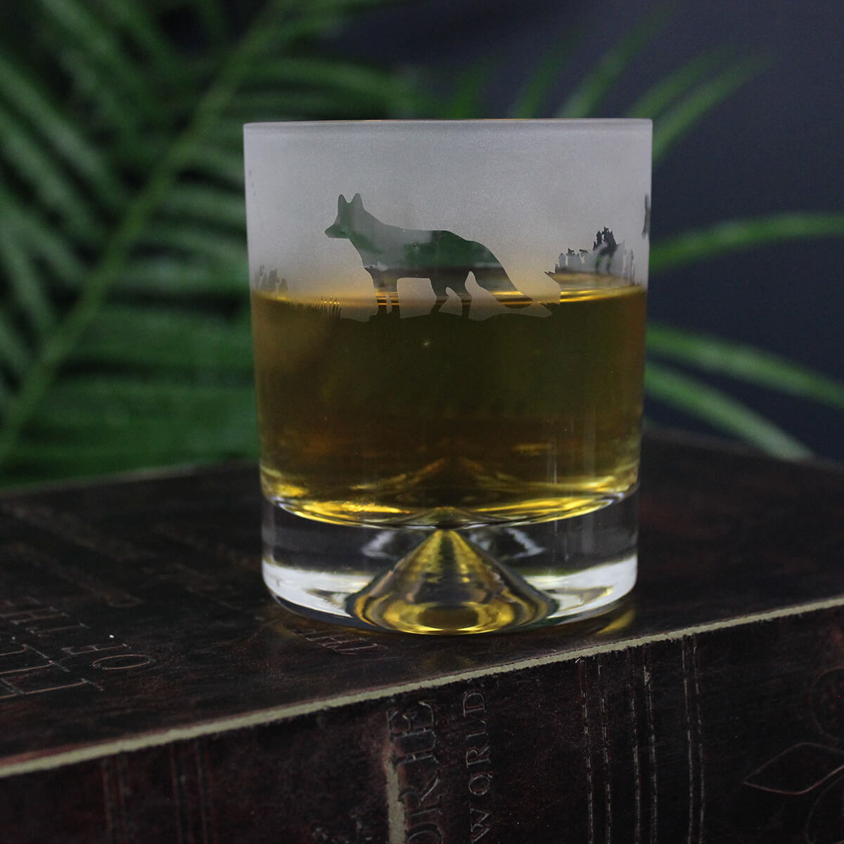 Fox Whisky Glass Tumbler