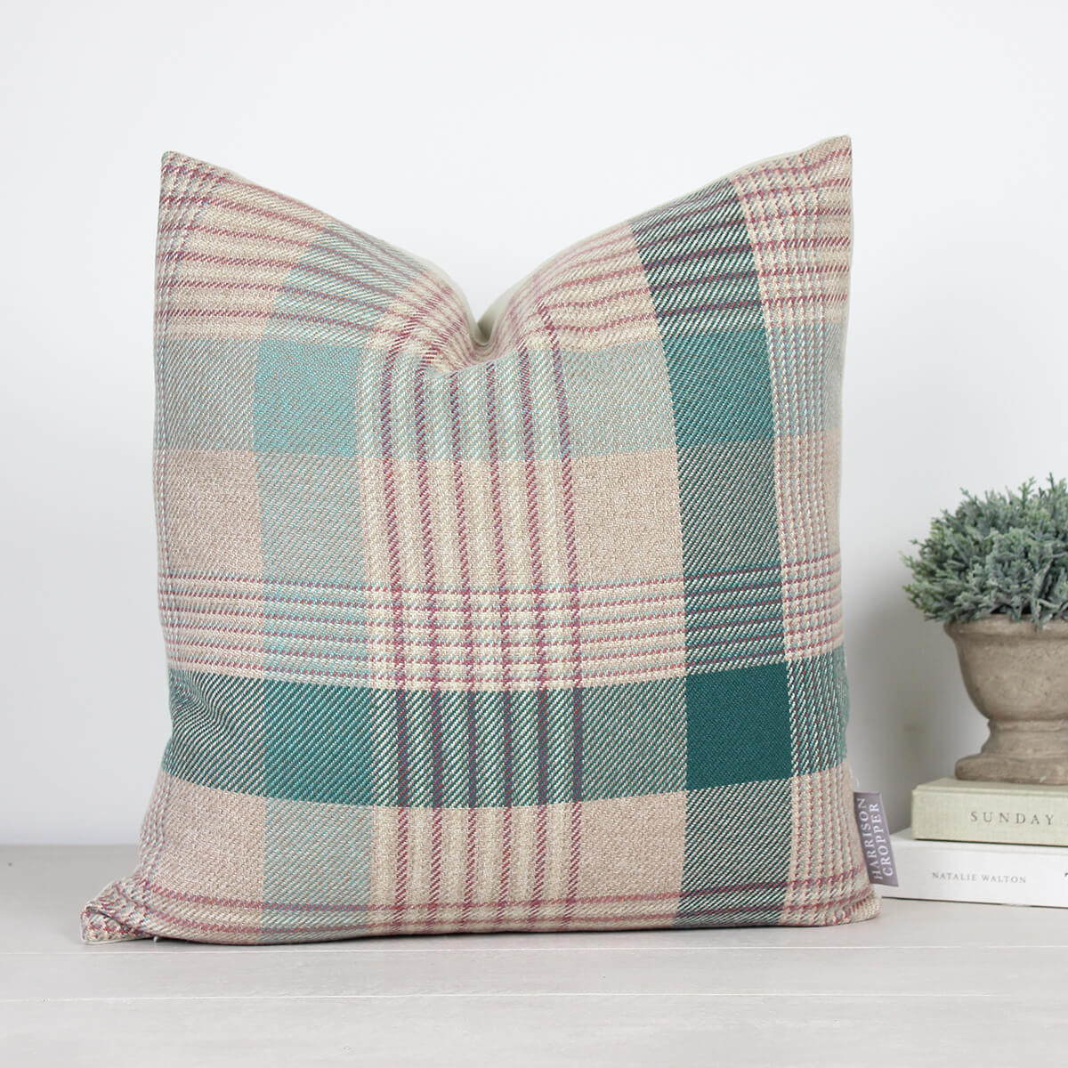 Katrine Teal Cushion
